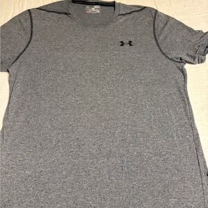 Under Armour Threadborne Heathered Gray Tee